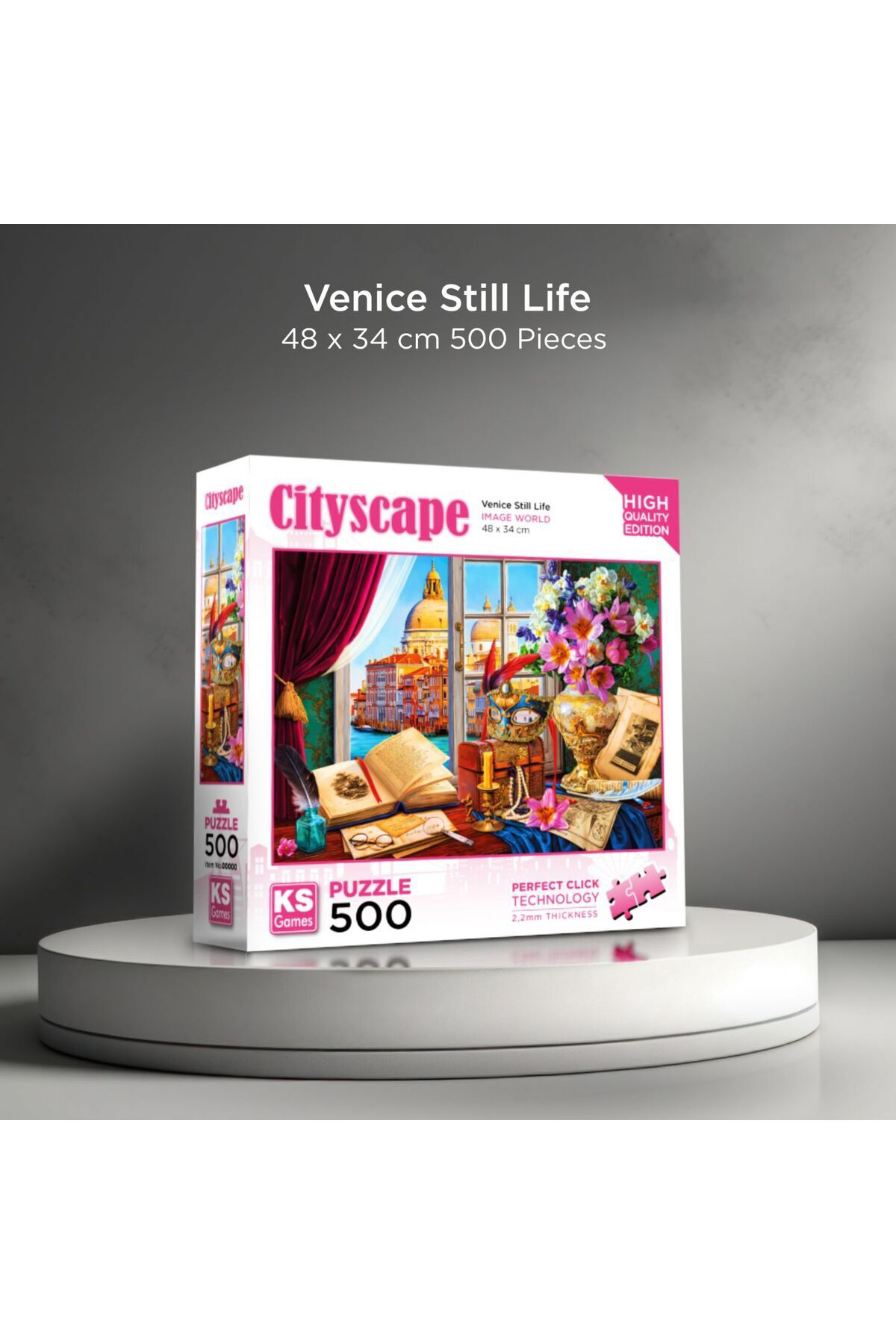 Ks Games Puzzle 500 Cityscape Parça Venice Still Life