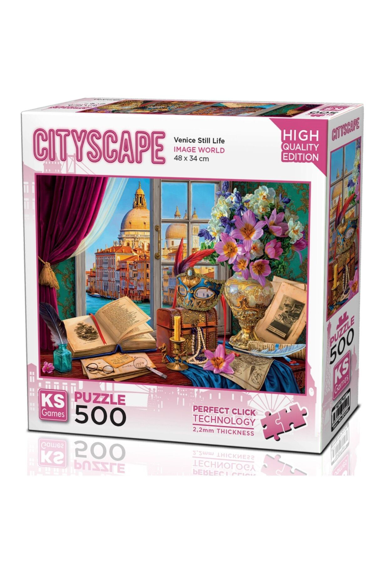 Ks Games Puzzle 500 Cityscape Parça Venice Still Life