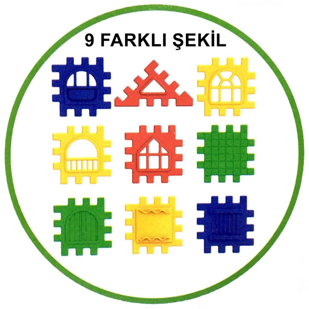 Puzzle City 3D Yapı ve Tasarım Blokları 128 Parça Puzzle City 3D Yapı ve Tasarım Blokları 128 Parça