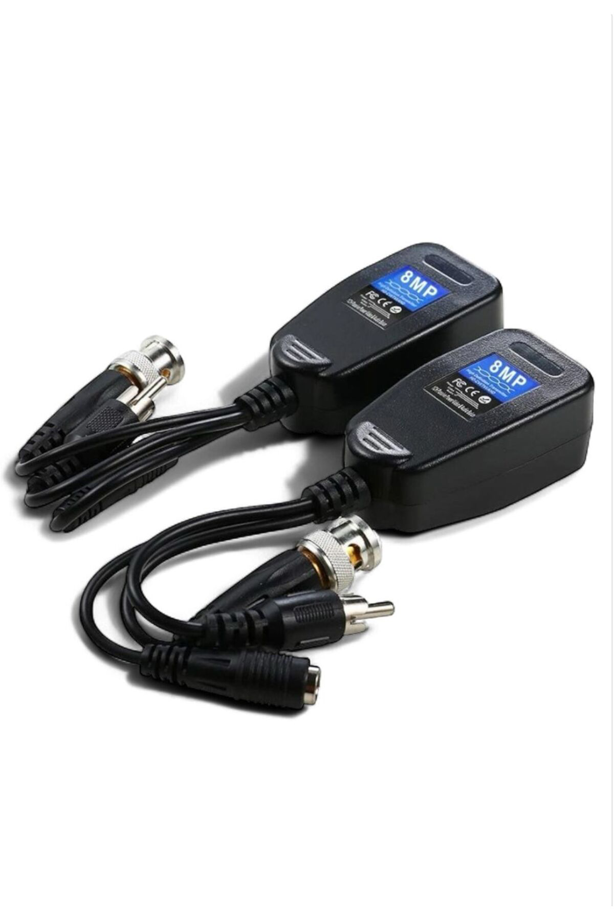 PVA BNC to RJ45 Video Balun + Power + Audio Konnektör – CCTV Kame