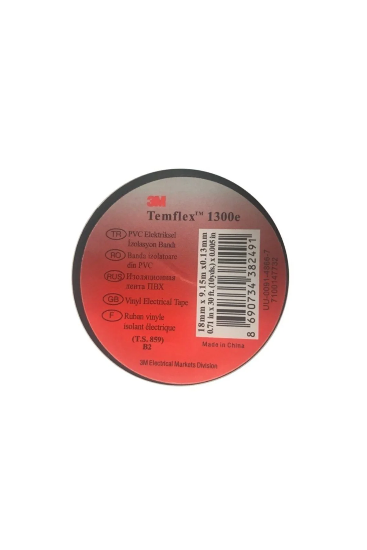 Pvc Izole Elektrik Bant 10 Adet