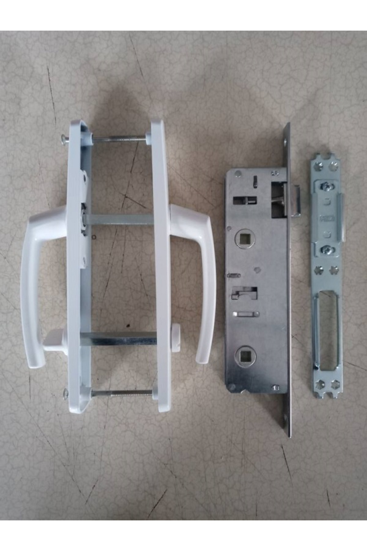 Diril Pvc - Pen Banyo - Wc Kapı Kolu Kilit Seti