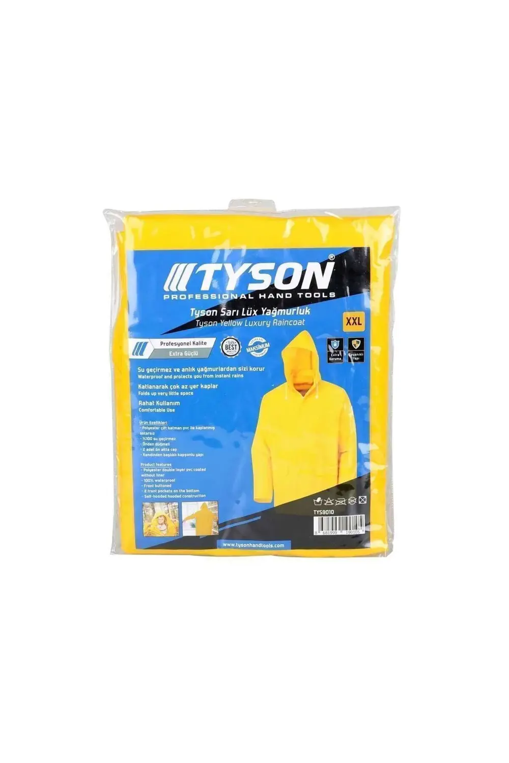 Pvc Yağmurluk Balıkçı Yagmurluk 0.32 Micron Kalın Kalite