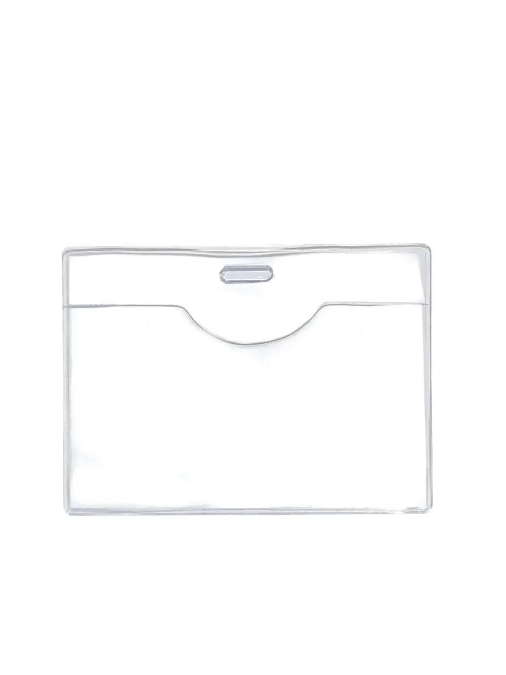 Pvc Yaka Kartlığı Yaka Kartı Kılıfı Kart Koruyucu 9,5x7 cm - 10 A
