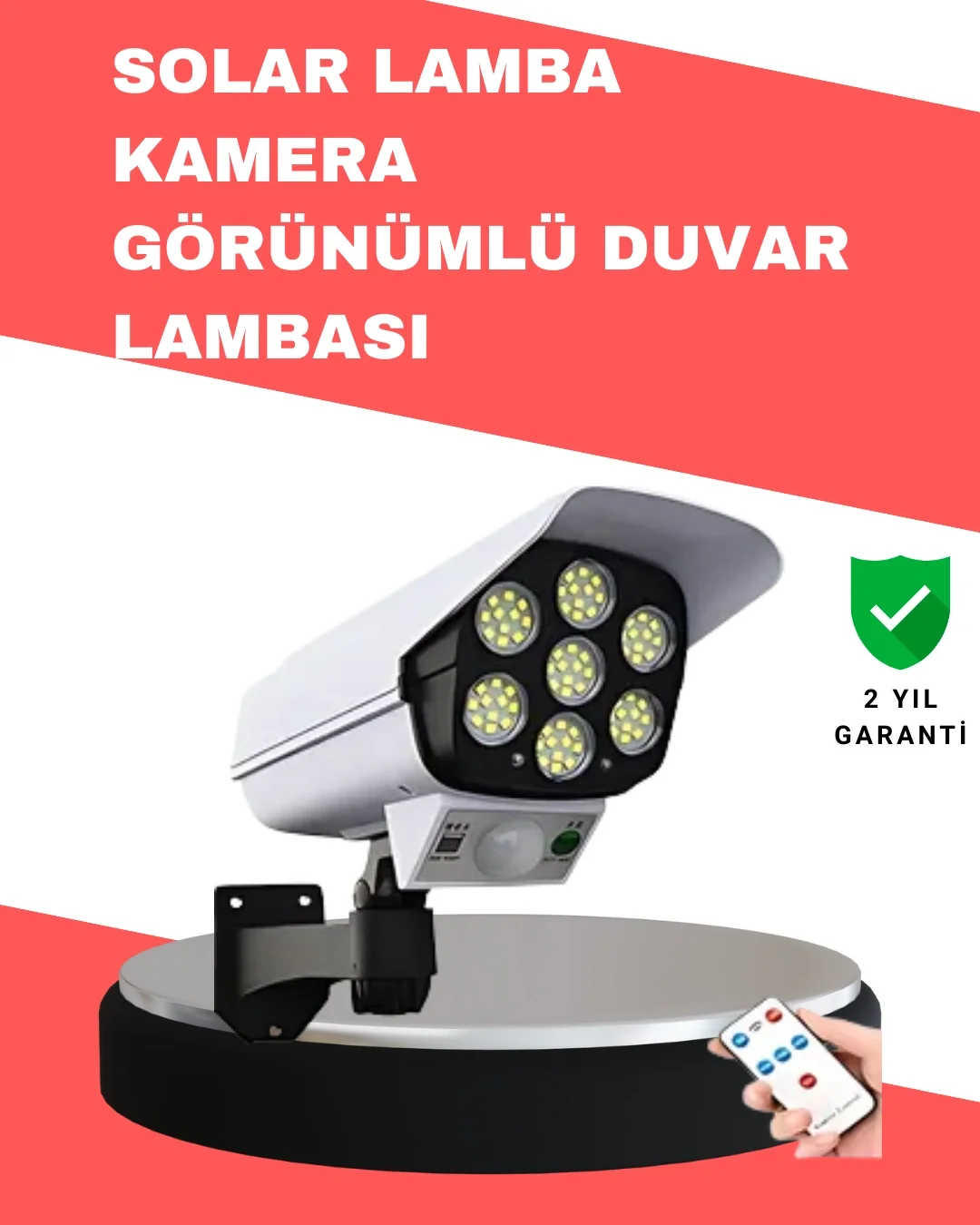 PVC+PC Malzemeli, 2'si 1 Arada Güvenlik Lambası – Ayarlanabilir B