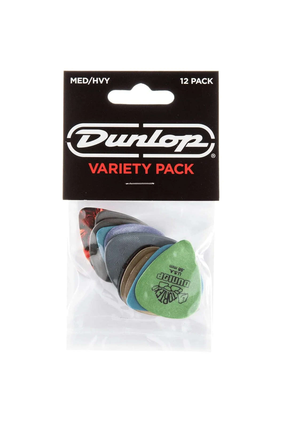 PVP102 Çeşitli Medium/Ağır Gitar Seçme Oyuncu Paketi (12'li Paket PVP102 Çeşitli Medium/Ağır Gitar Seçme Oyuncu Paketi (12'li Paket
