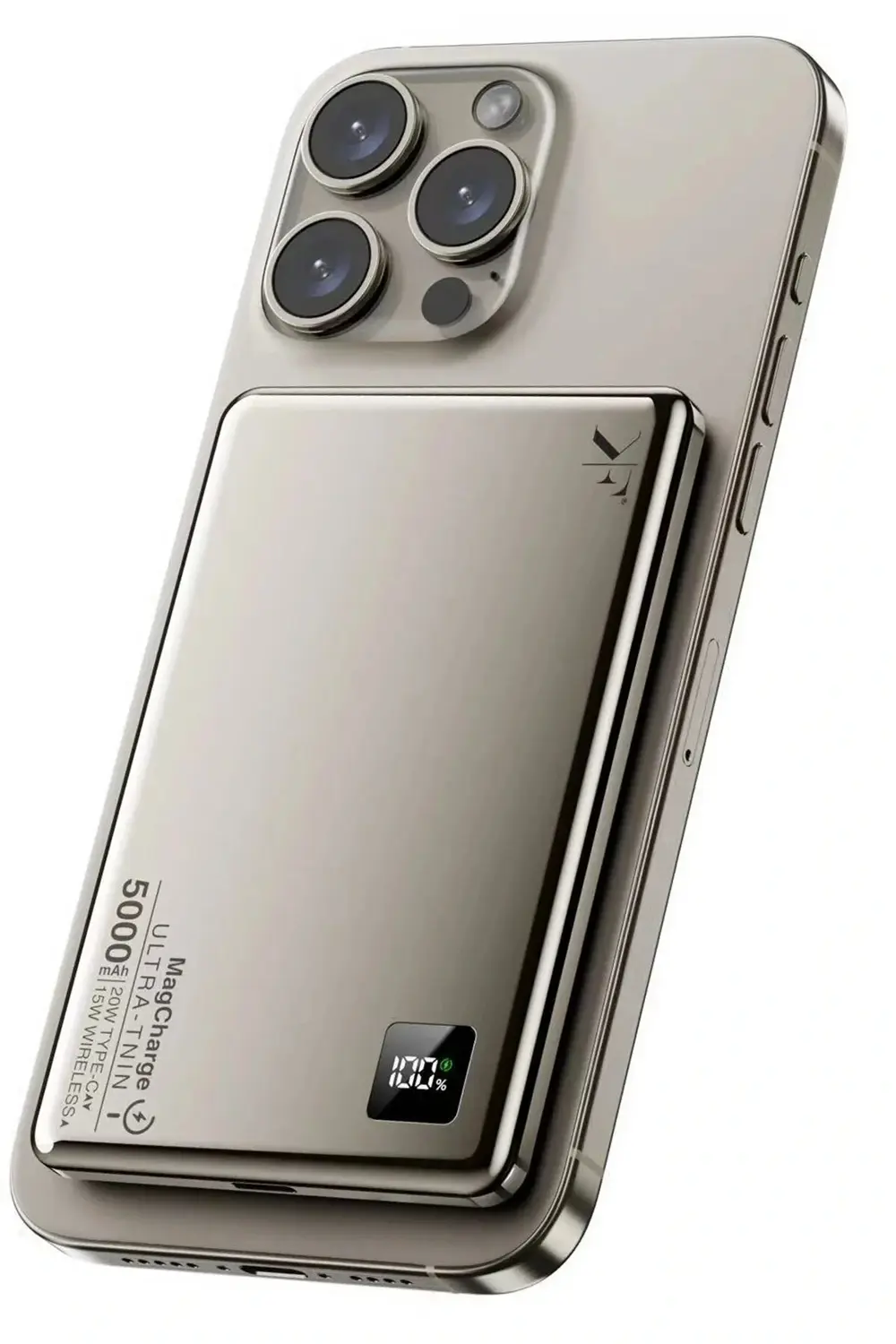 PW555 5.000 mAh Dijital Göstergeli 18W Type-C ve 15W Kablosuz Şar