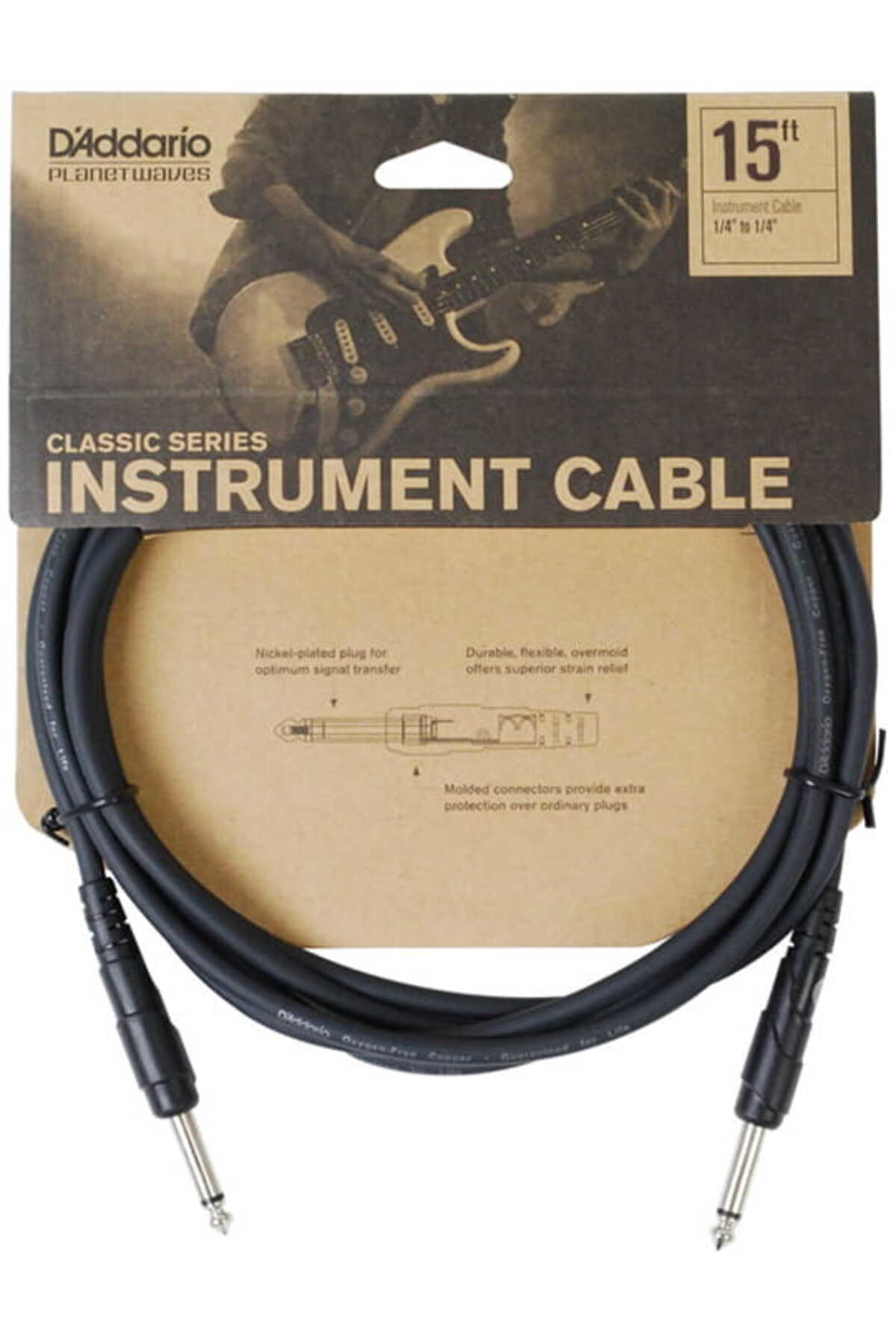 Daddario Pwcgt15 Enstrüman Kablosu 4.5Mt Gitar Kablo