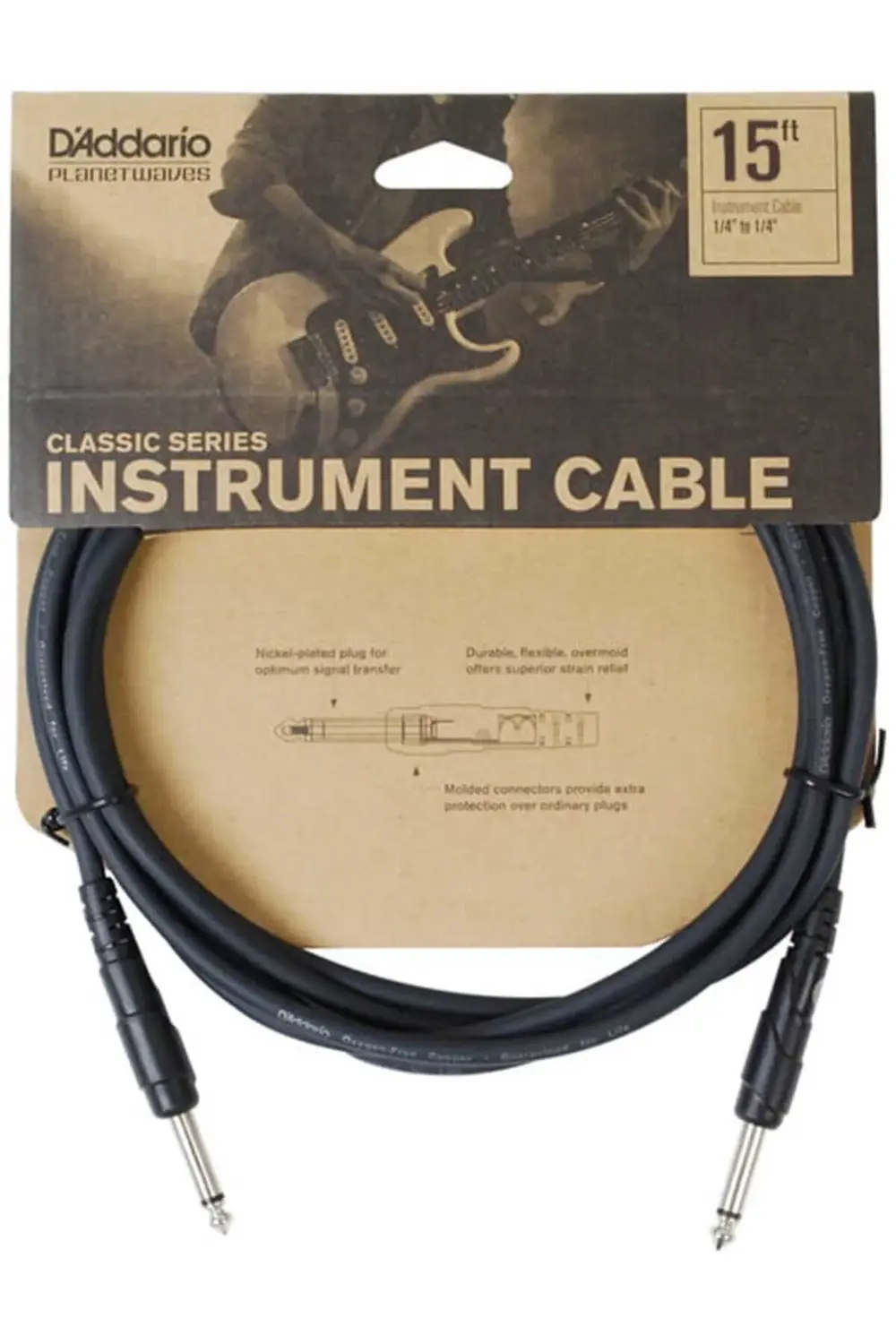 Daddario Pwcgt15 Enstrüman Kablosu 4.5Mt Gitar Kablo