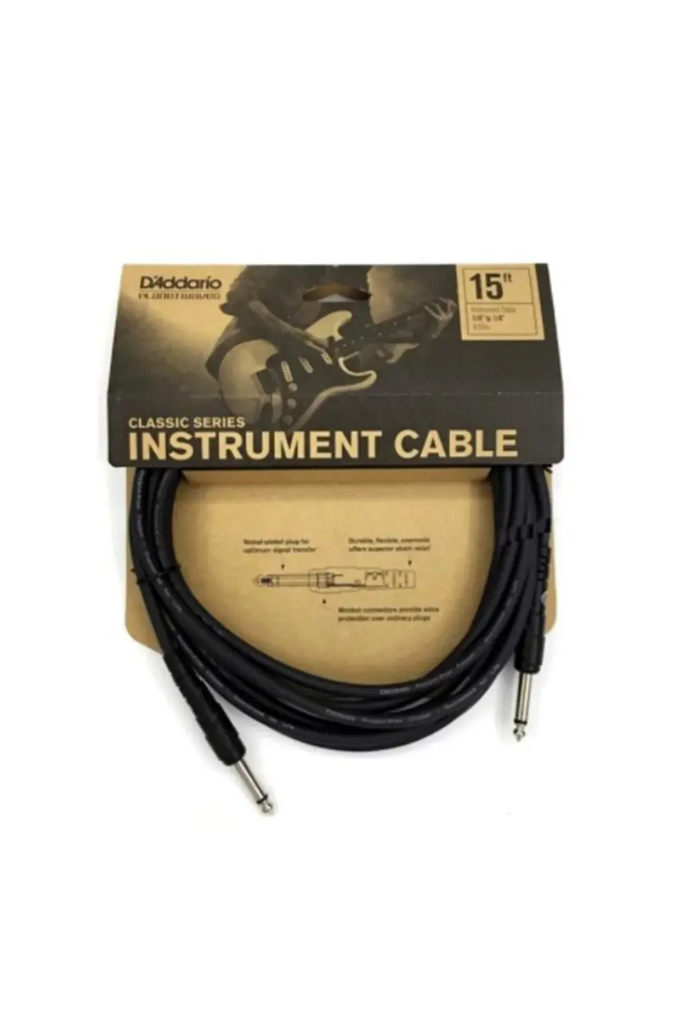 PWCGT15 Enstrüman Kablosu 4.5mt Gitar Kablo