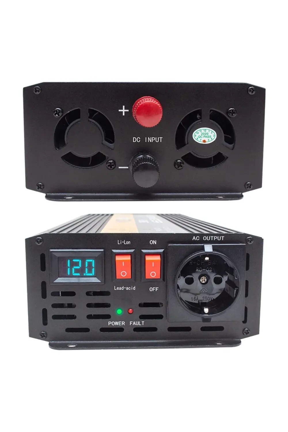 Pwr1500-12 Tek Dijital Ekran 12 Volt - 1500 Watt Modıfıed Sınus W