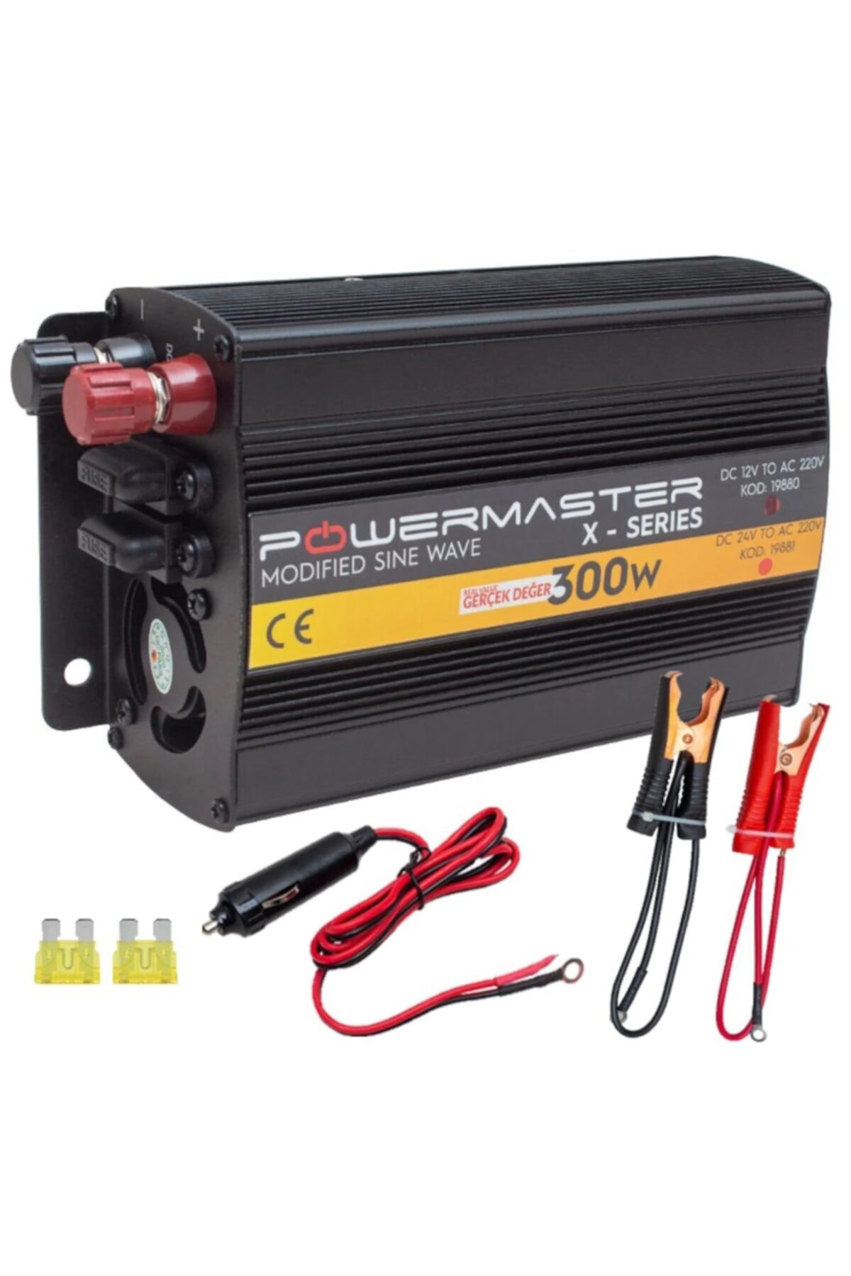 Pwr300-12 12-220 Volt 300 Watt Inverter Invertör Çevirici