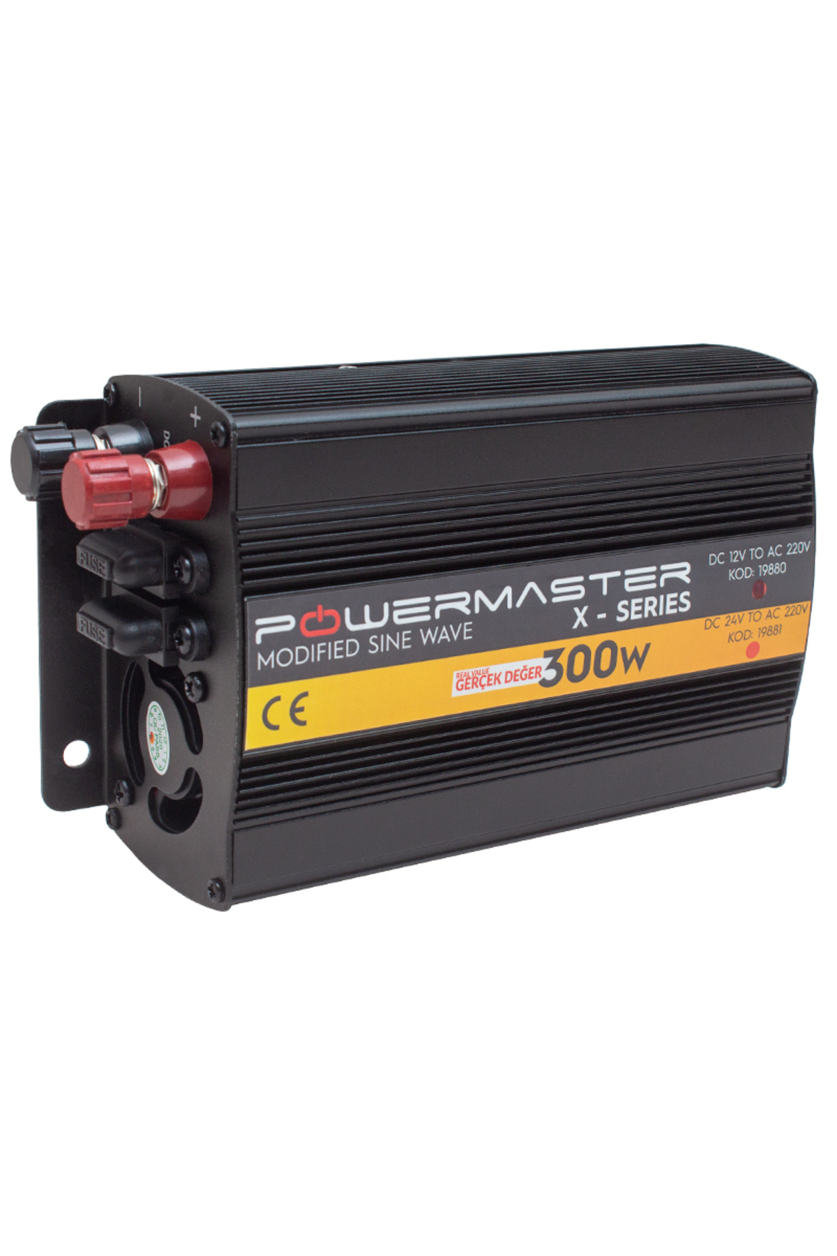 Pwr300-12 Tek Dijital Ekran 12 Volt - 300 Watt Modıfıed Sınus Wav