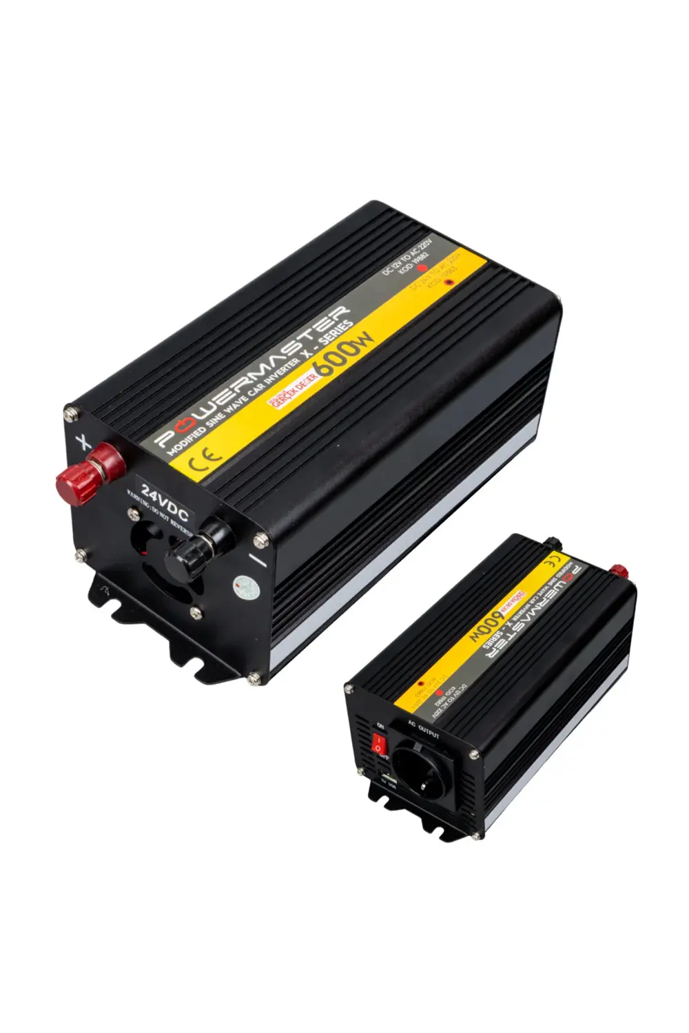 PWR600-24 TEK DİJİTAL EKRAN 24 VOLT - 600 WATT MODIFIED SINUS WAV
