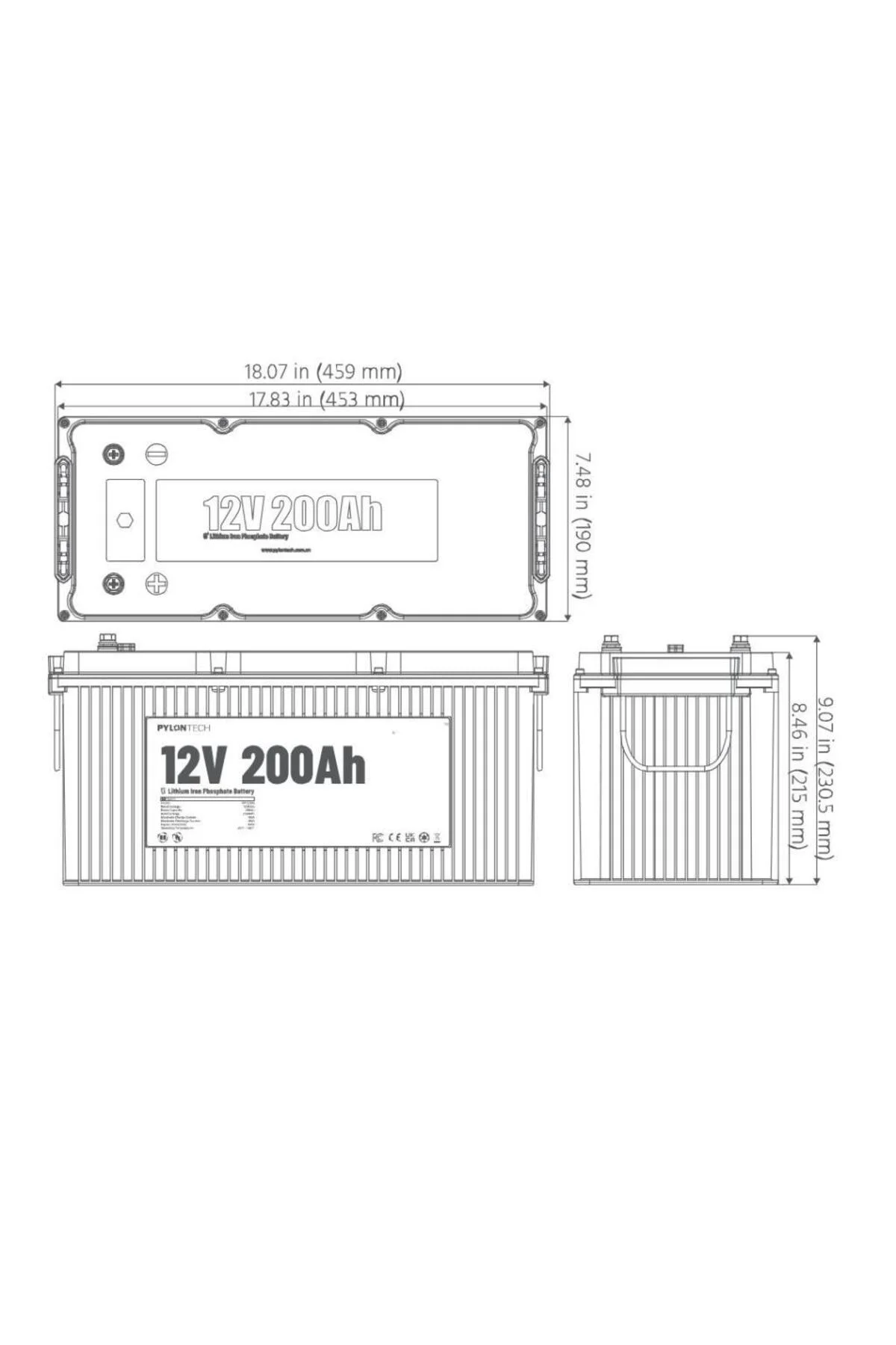 Pylontech 12 Volt 200 Amper Lityum Akü 4000 Cycle Bluetooth Haber