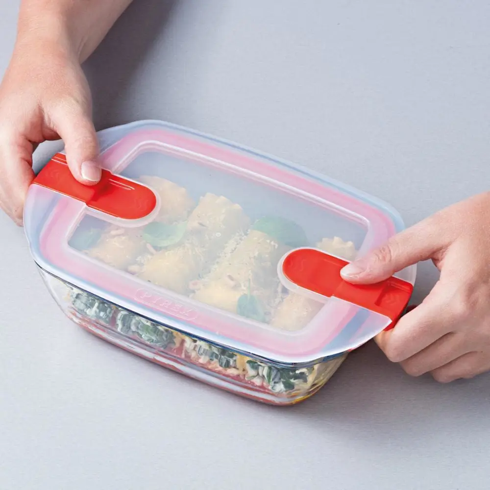 Pyrex 210ph00/7146 Kare Saklama Kabı Mikrodalga 0,35 Lt