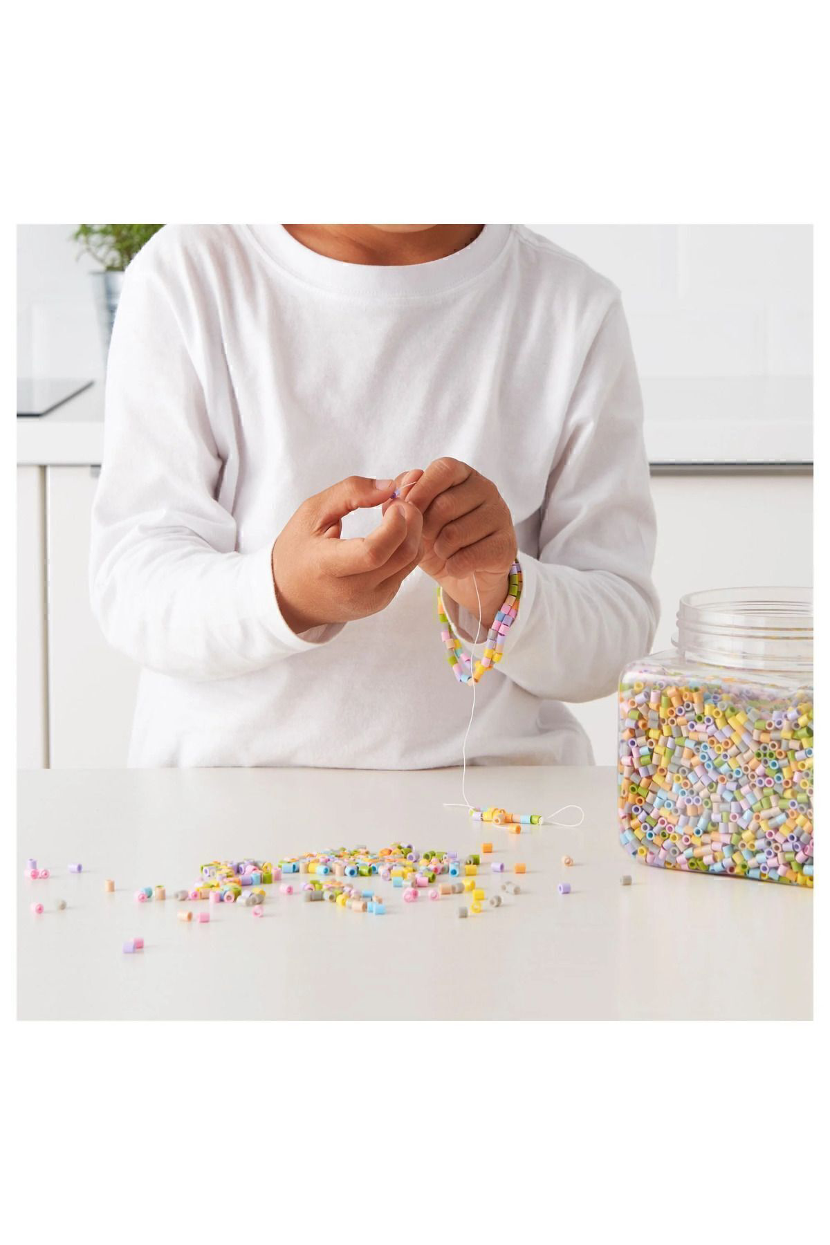 İkea Pyssla Boncuk Çeşitli Pastel Renkler (6 Yaş Üzeri Çocuklar İçin D