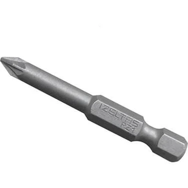 PZ1 50 mm Yıldız Bits Uç - Pozidriv Matkap Ucu, Paslanmaz Çelik, Uzun Ömürlü Tornavida Ucu