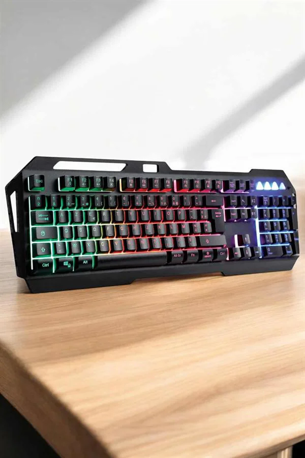 Q Klavye RGB Işıklı Klavye Ve Mouse Seti Kablolu Mouse Hediyeliş Fiyatı, Yorumları ve Özellikleri