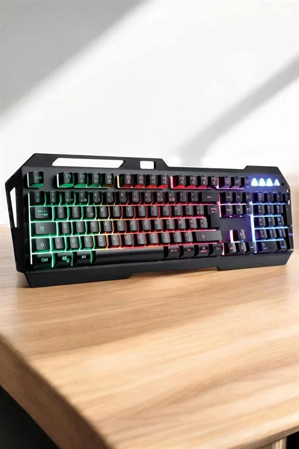 Q Klavye RGB Işıklı Klavye Ve Mouse Seti Kablolu Mouse Hediyeliş Fiyatı, Yorumları ve Özellikleri
