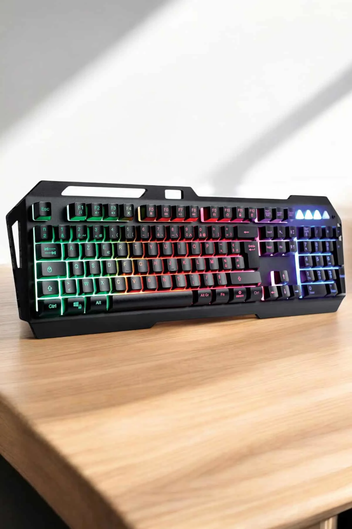 Q Klavye RGB Işıklı Klavye Ve Mouse Seti Kablolu Mouse Hediyeliş