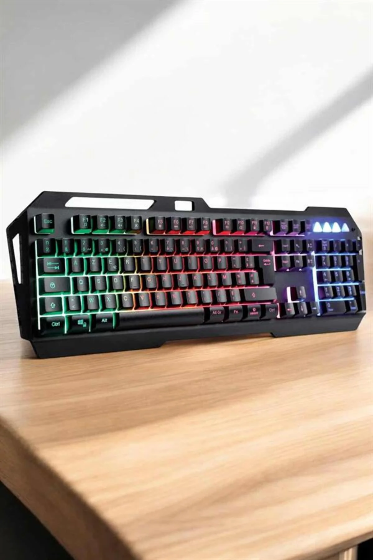 Q Klavye Rgb Işıklı Klavye Ve Mouse Seti Kablolu Mouse Hediyeliş Q Klavye Rgb Işıklı Klavye Ve Mouse Seti Kablolu Mouse Hediyeliş - Görsel 4