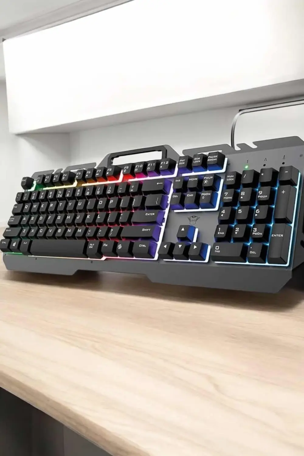 Q Klavye RGB Işıklı Klavye Ve Mouse Seti Kablolu Mouse Hediyeliş