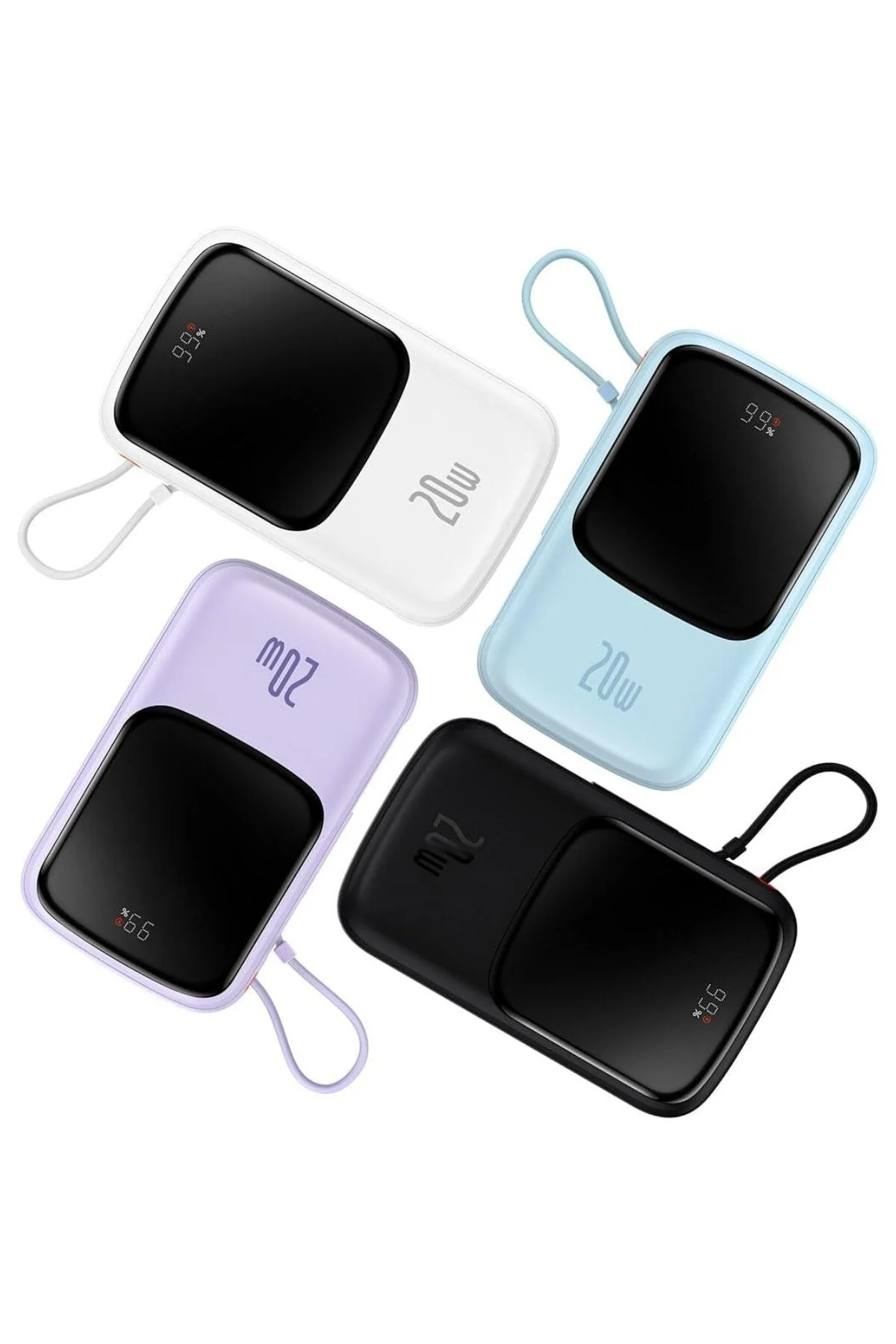 Q Pow Pro Overseas Edition 10.000 Mah Lcd Display 20W Powerbank ( Q Pow Pro Overseas Edition 10.000 Mah Lcd Display 20W Powerbank (