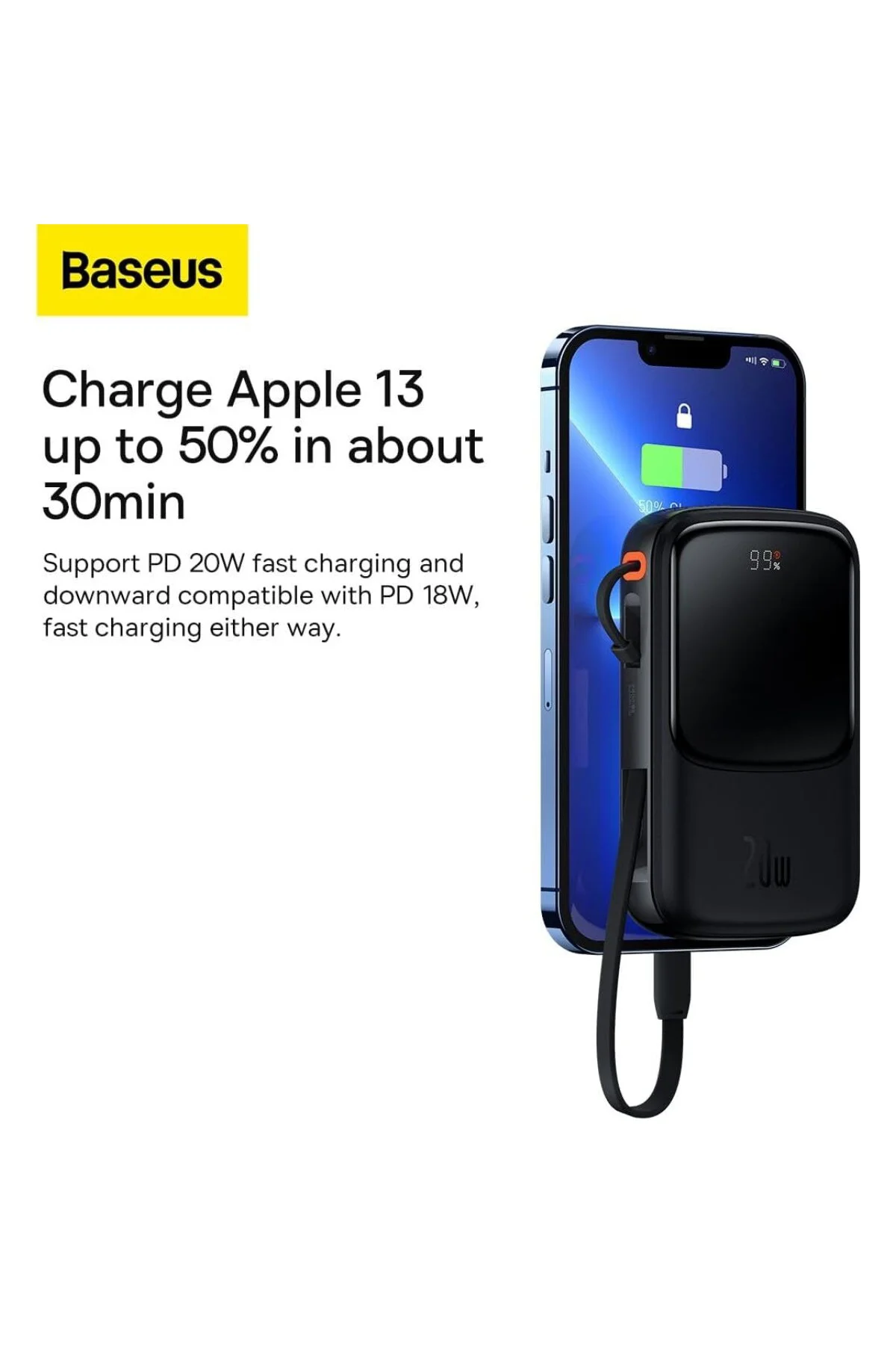 Q Pow Pro Overseas Edition 10.000 Mah Lcd Display 20W Powerbank ( Q Pow Pro Overseas Edition 10.000 Mah Lcd Display 20W Powerbank (