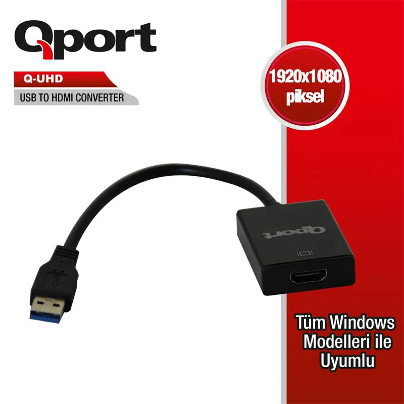 Q-UHD USB 3.0 to HDMI Dönüştürücü - 4K HD Çözünürlük Fiyatı, Yorumları ve Özellikleri