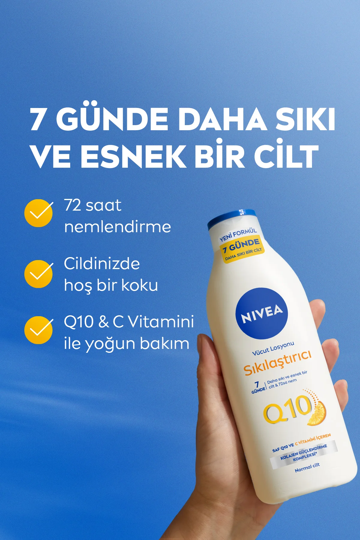 Q10 7 Günde Sıkılaştırıcı Vücut Losyonu 250ml, C Vitamini - Görsel 4