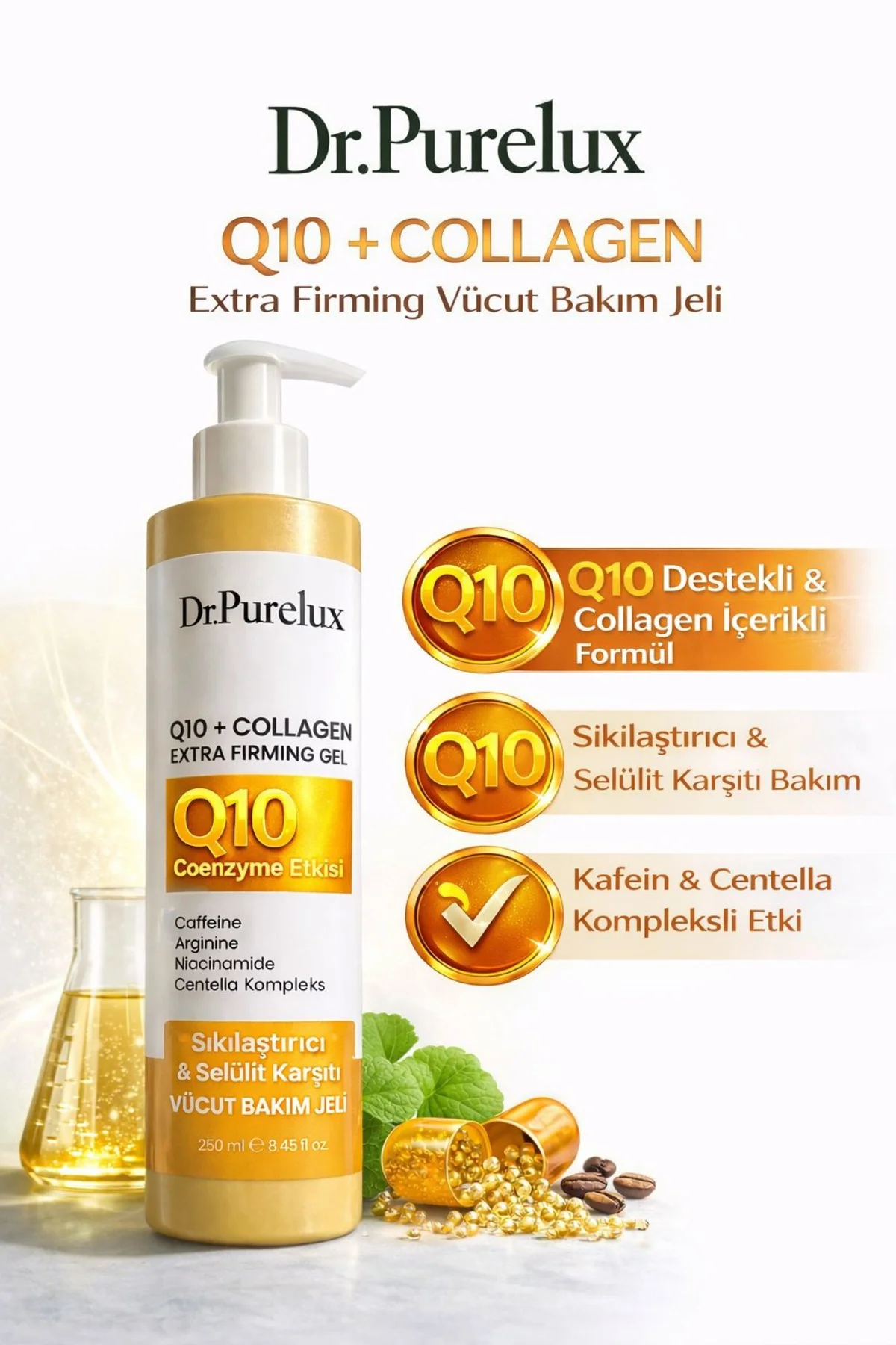 Q10 Coenzyme + Collagen İçeren , Sıkılaştırıcı, Toparlayıcı ve Ca