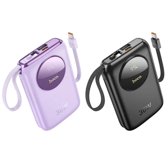 Q19 Lucky 10000mAh 30W Fast Şarj Powerbank - Dijital Gösterge ve Çoklu Çıkış