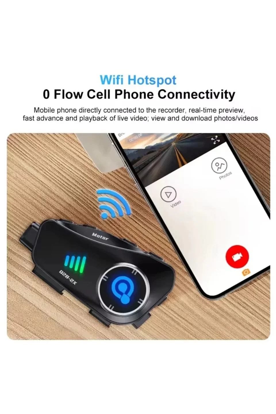 Q28 2x 2 Eşleşmeli Motosiklet Kask Bluetooth Kulaklık 1080p Kamera Su Geçirmez Intercom Q28 2x 2 Eşleşmeli Motosiklet Kask Bluetooth Kulaklık 1080p Kamera Su Geçirmez Intercom