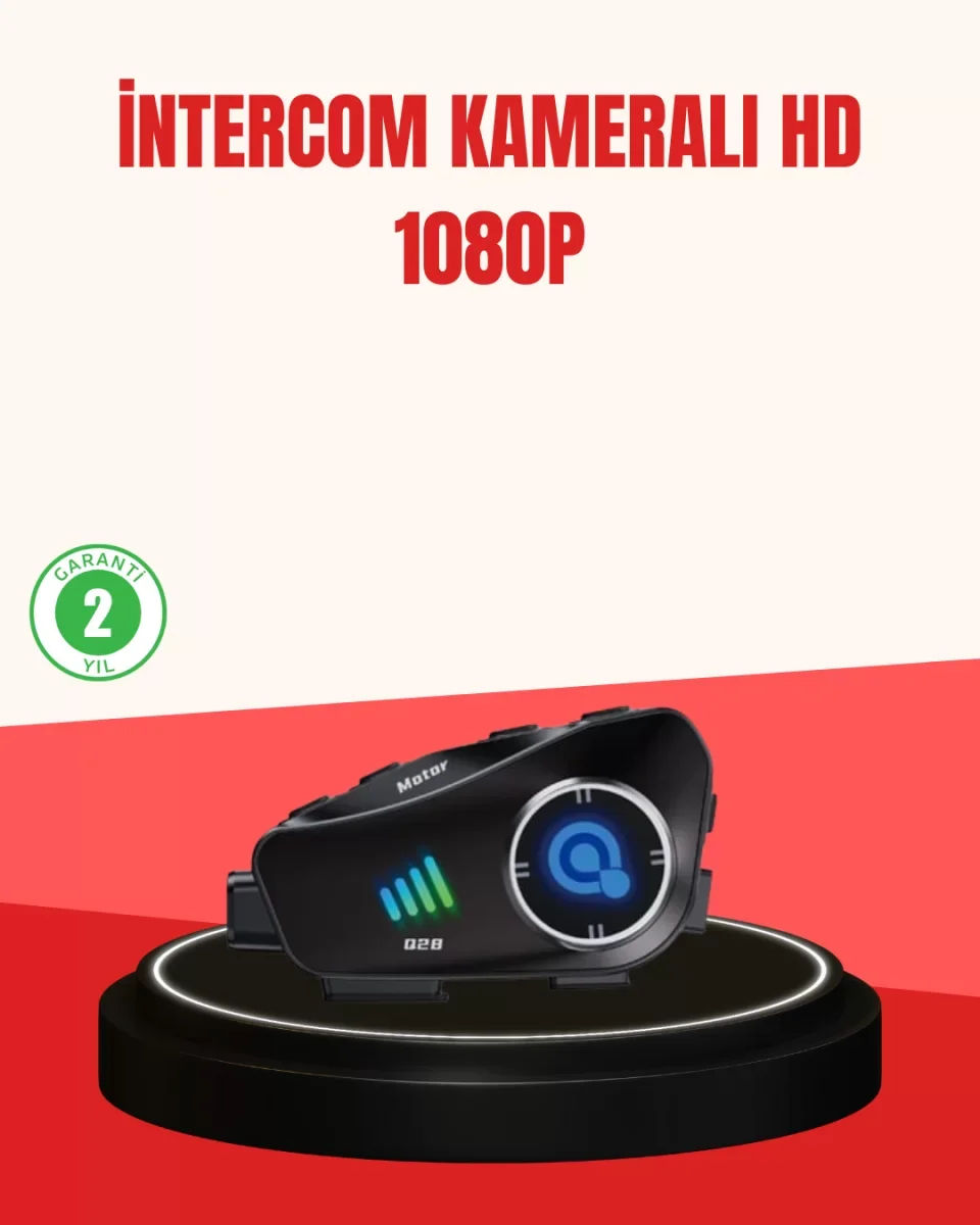 Q28 Kameralı Motosiklet Kask Kulaklık Bluetooth 5.3 Su Geçirmez 1