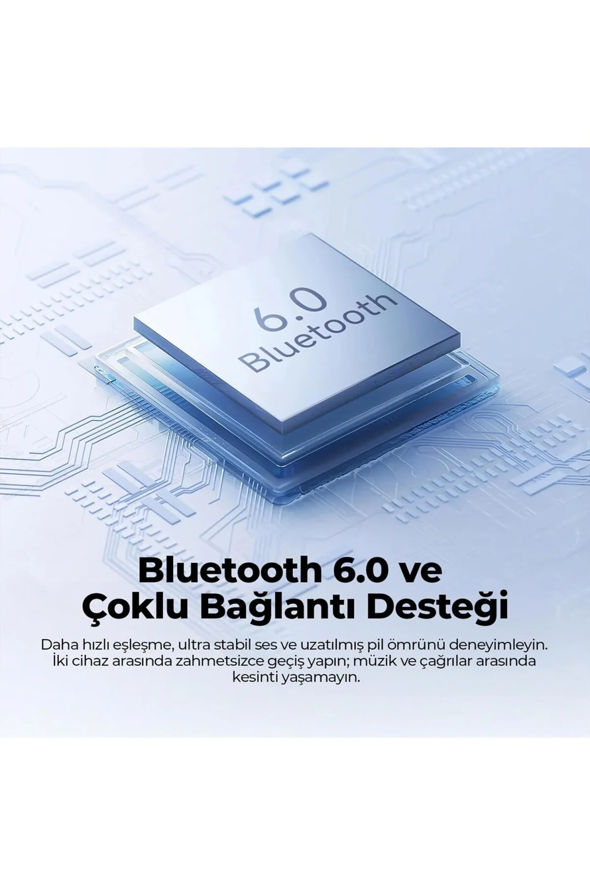 Q3 Pro Hibrit ANC ENC TWS Bluetooth 6.0 Kablosuz Kulak içi Kulaklık Siyah