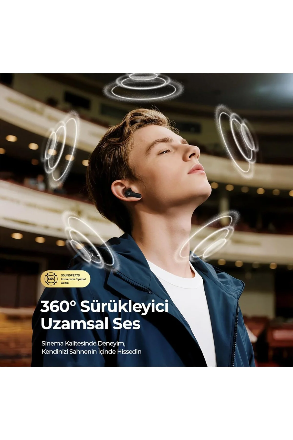 Q3 Pro Hibrit ANC ENC TWS Bluetooth 6.0 Kablosuz Kulak içi Kulaklık Siyah