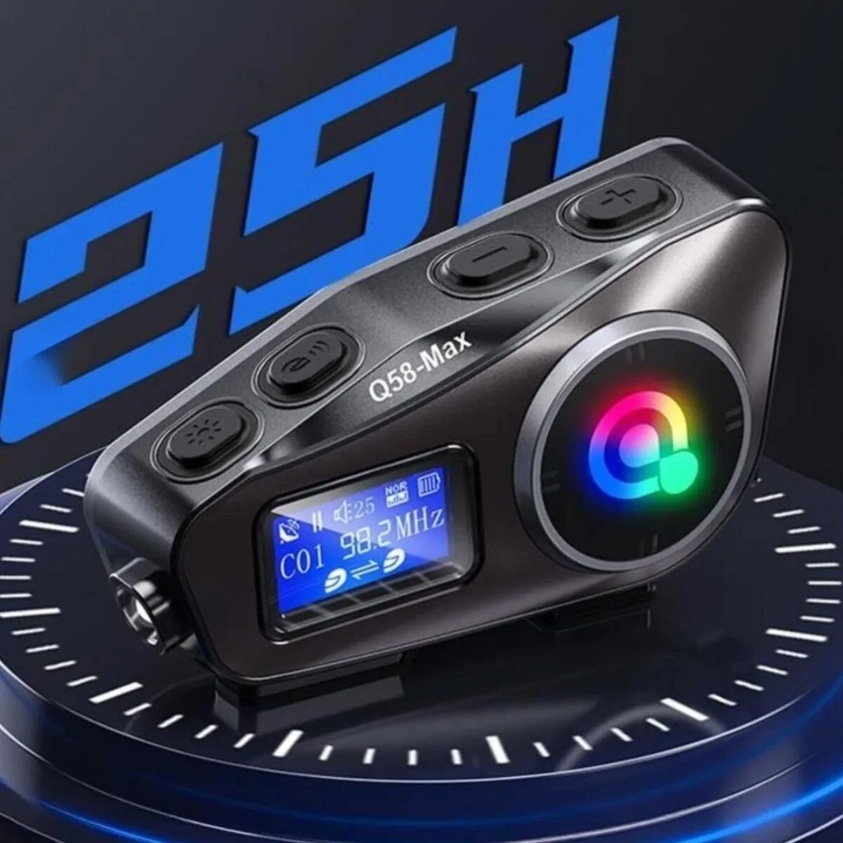 Q58 Motorsikletler İçin Fener Özellikli Sd Kart Bölümlü Lcd Ekranlı Kablosuz Bluetooth Kulaklıklı – Suya Dayanıklı Kask Kulaklığı Bx40 Fiyatı, Yorumları ve Özellikleri