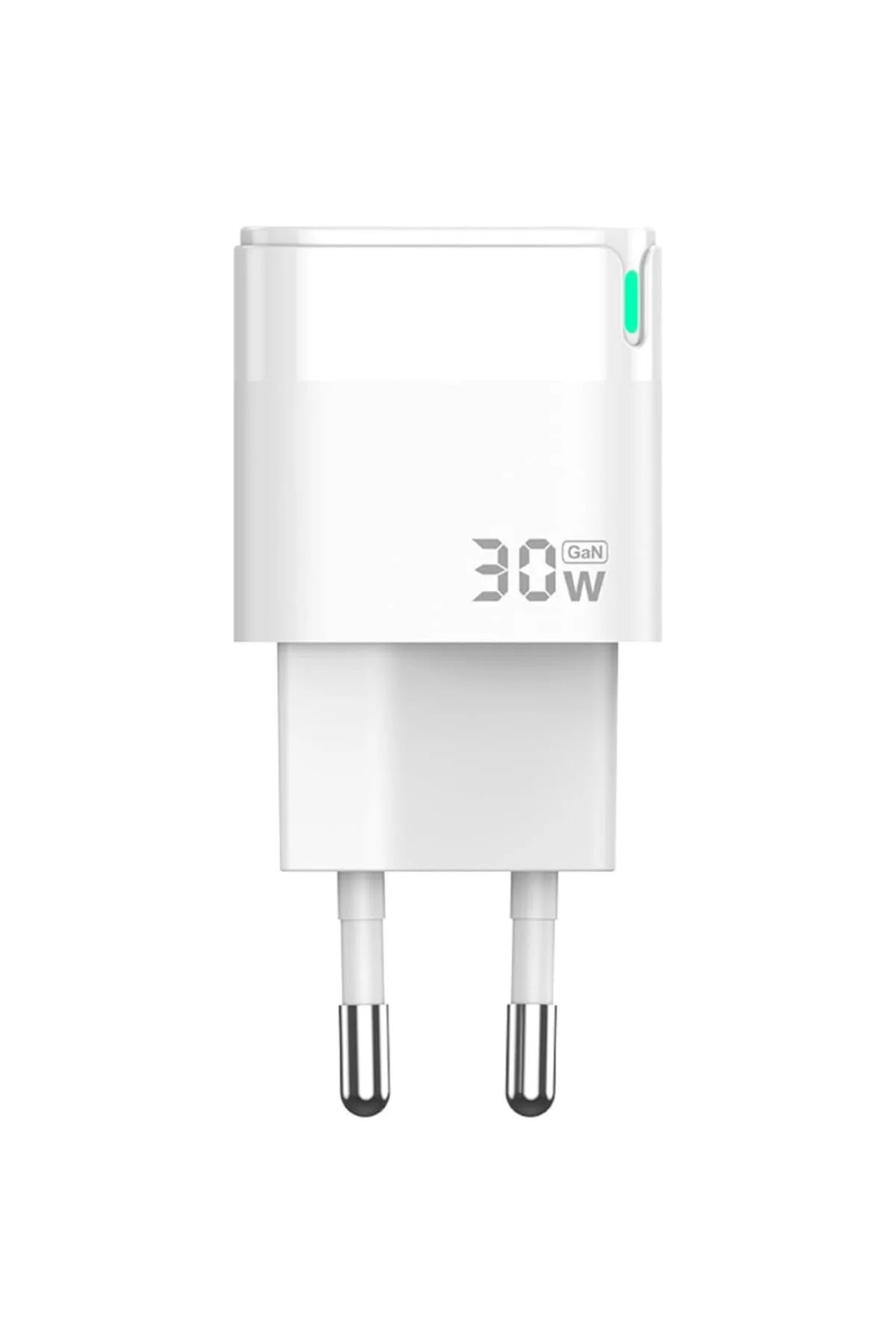 Qbic PD 30Watt GaN Hızlı Şarj Aleti, A + C Girişli, Beyaz Qbic PD 30Watt GaN Hızlı Şarj Aleti, A + C Girişli, Beyaz