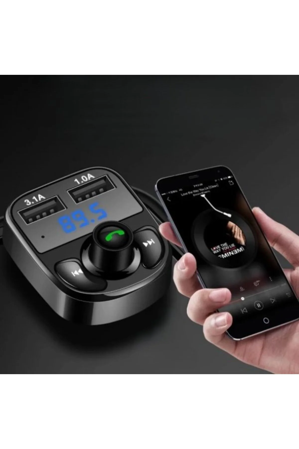 QC 3.1A USB & PD /TF FM Transmitter QC 3.1A USB & PD /TF FM Transmitter