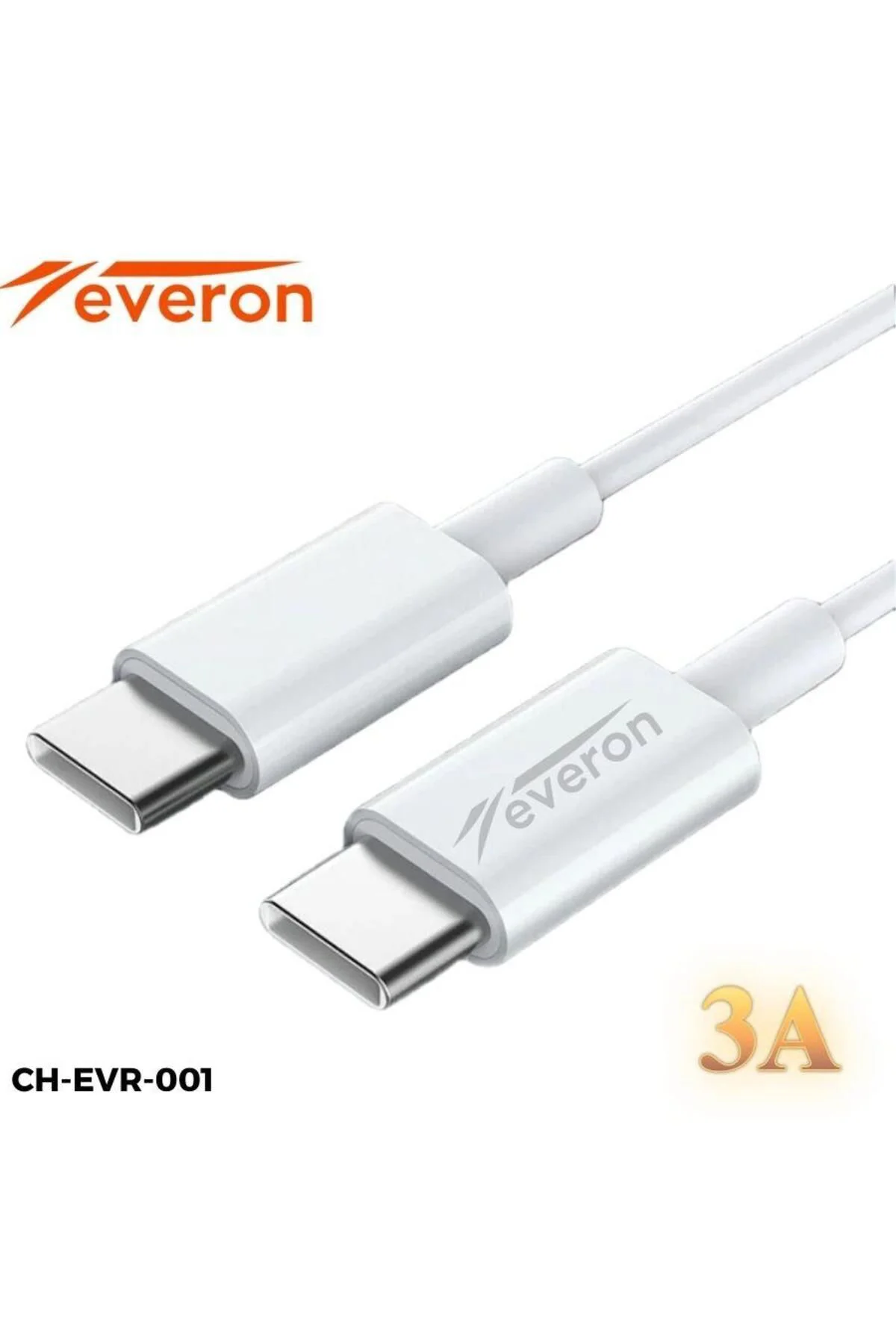 Q.c 3.4 Amper 25w Type To Type C Şarj Aleti Evr-002