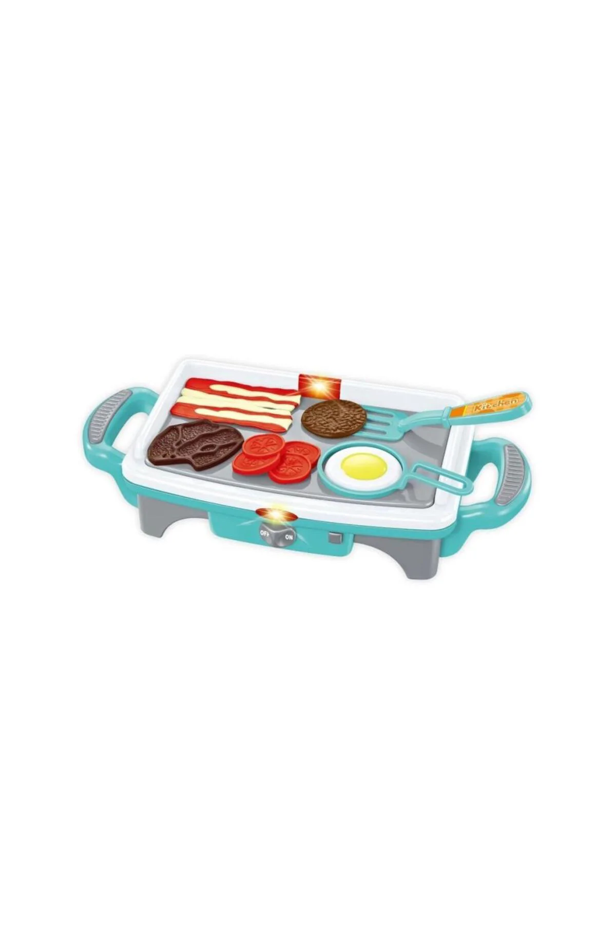 QF2908P-1-QF2908G-1 Işıklı Aksesuarlı Teppanyaki Izgara -Vardem Oyuncak