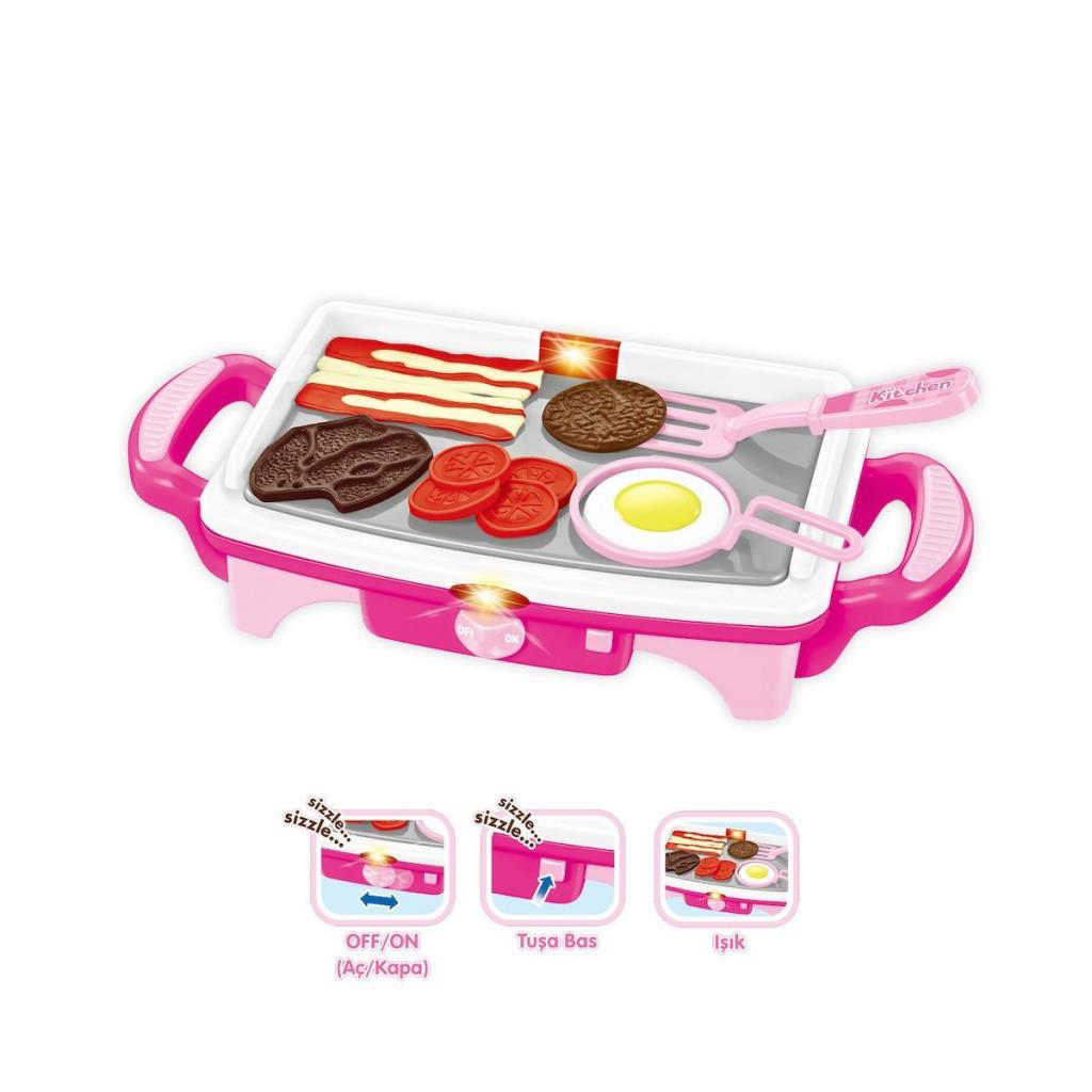 QF2908P-1 QF2908G-1 Işıklı Aksesuarlı Teppanyaki Izgara Oyuncak QF2908P-1 QF2908G-1 Işıklı Aksesuarlı Teppanyaki Izgara Oyuncak