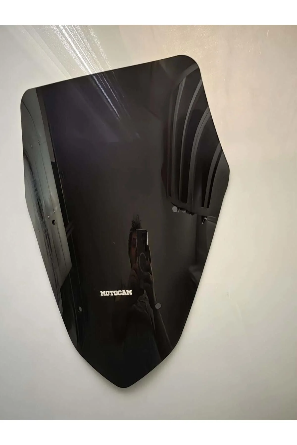 QJ ATR 125 Ön Cam 2023-2026 Model 43cm Siyah Renkli SPORTİF