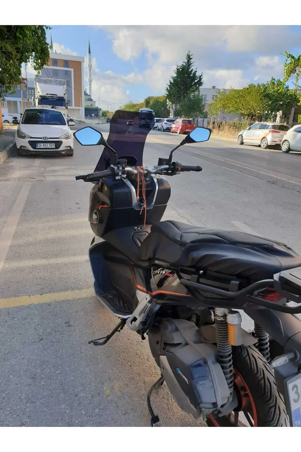 QJ ATR 125 Siperlik Ön Cam 2023-2025 Model 75cm Siyah Renkli 4mm