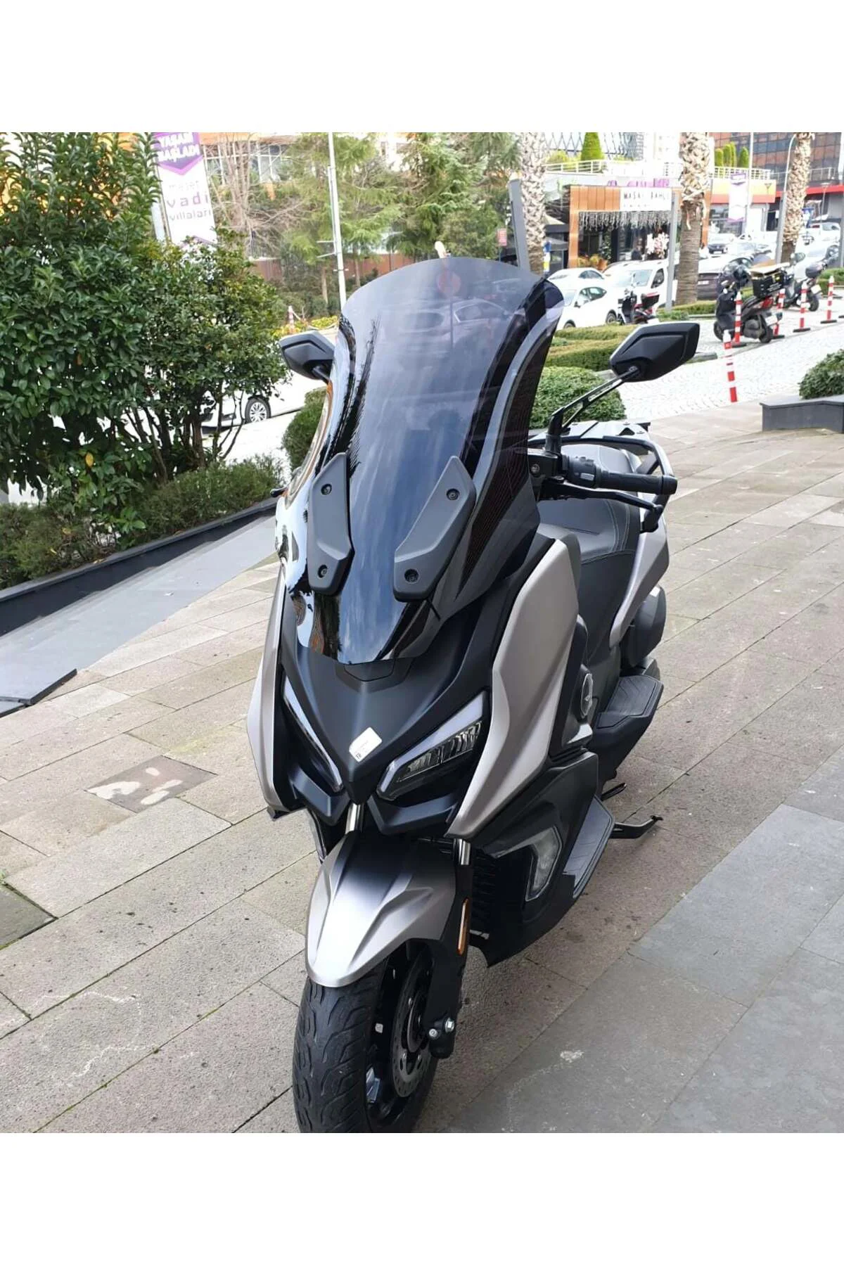 QJ Fort 350 Ön Cam 2023-2026 Model 74cm Siyah Renkli 4mm UZUN
