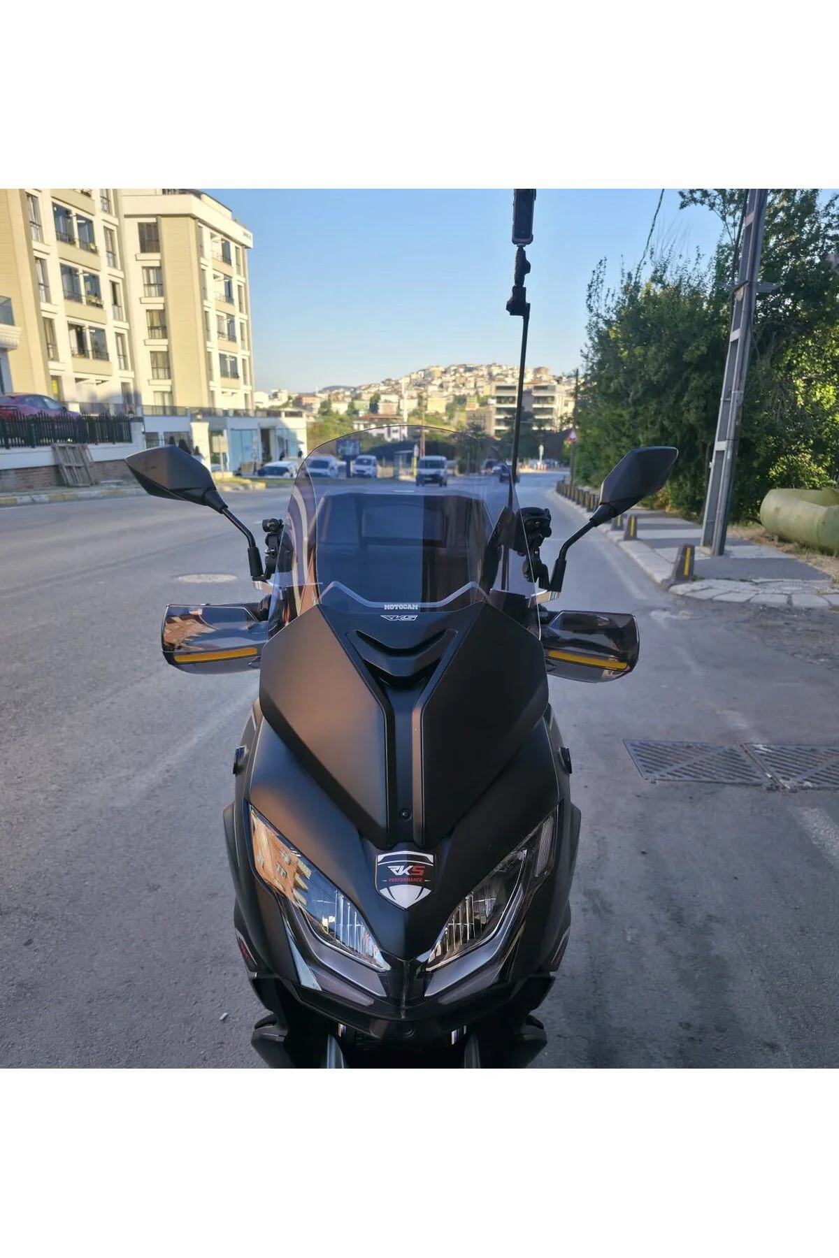 QJ MTX 250 Ön Cam 2025-2026 Model 51cm Füme Renkli 4mm