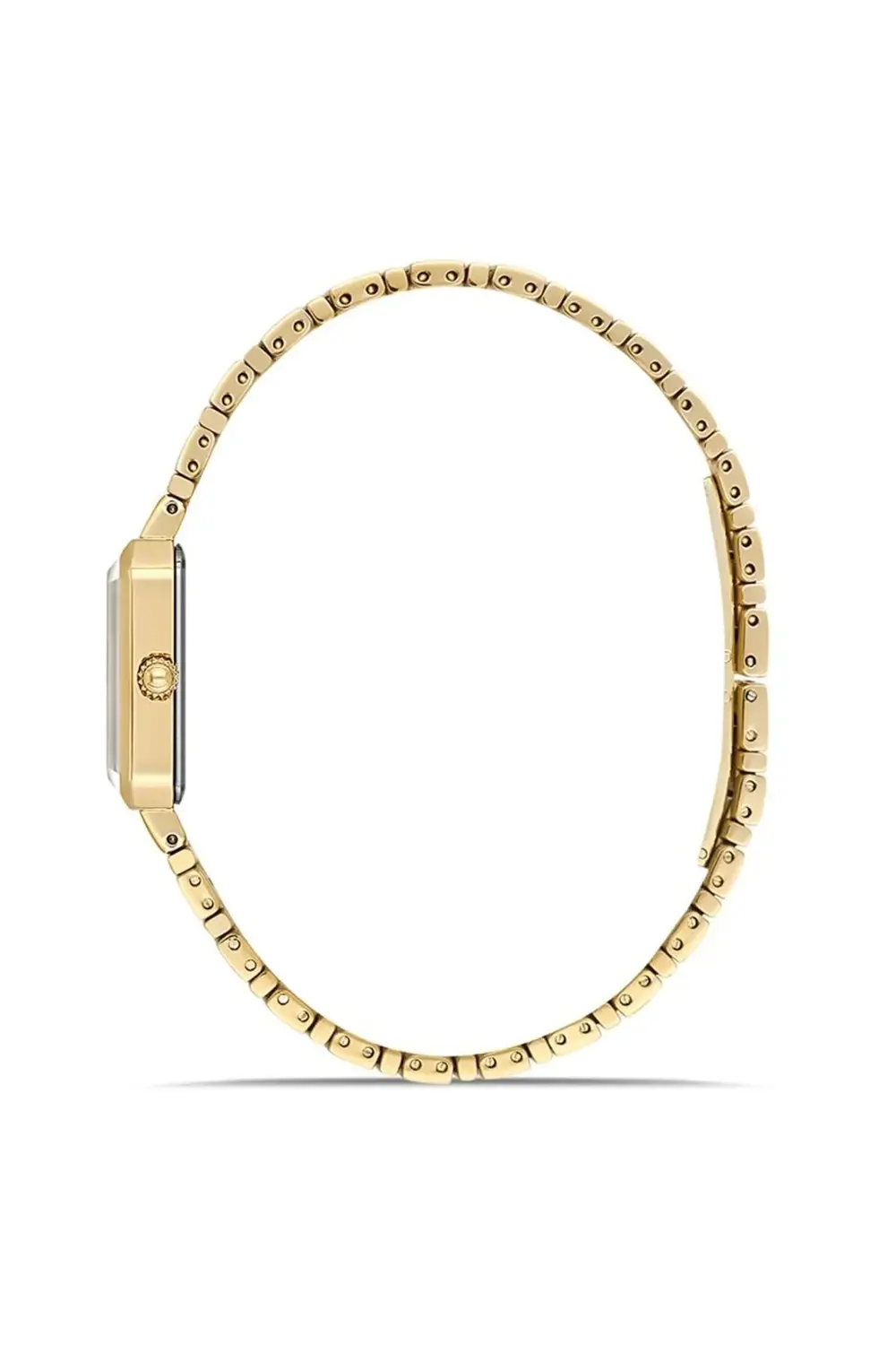 QL191G-02SG ALTIN KAPLAMA DİKDÖRTGEN KADIN KOL SAATİ