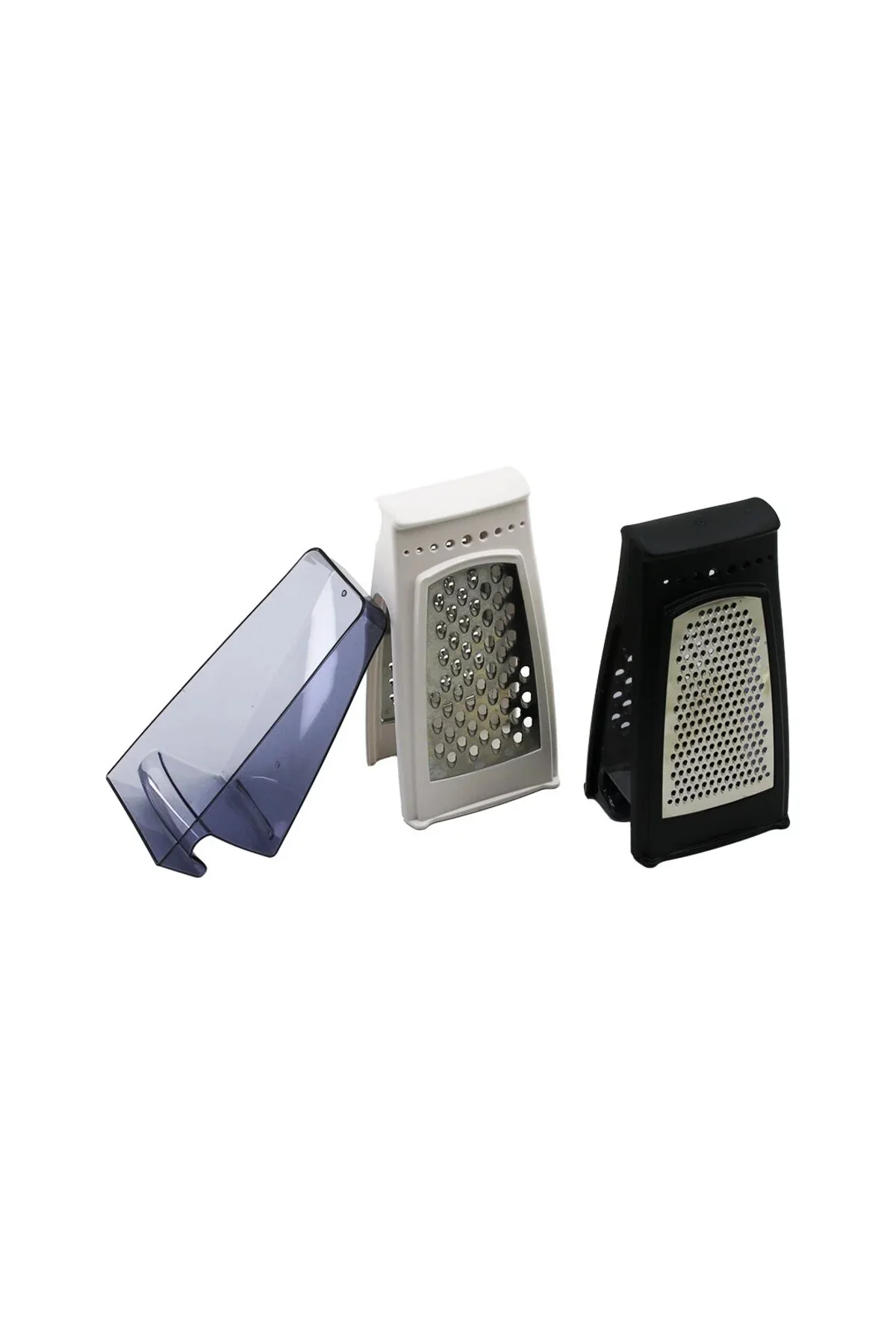 Qlux L-00667 İdea Dikey Hazneli=şeffaf Mika Kristal Çift Taraflı Rende Taban: 9X10.5CM Y: 21CM Plast