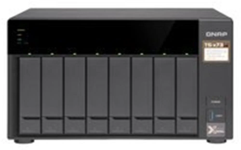 QNAP TS-873AU-RP-4GB Ram 8 HDD Yuvalı Siyah  Rack Nas Çoklu Depol